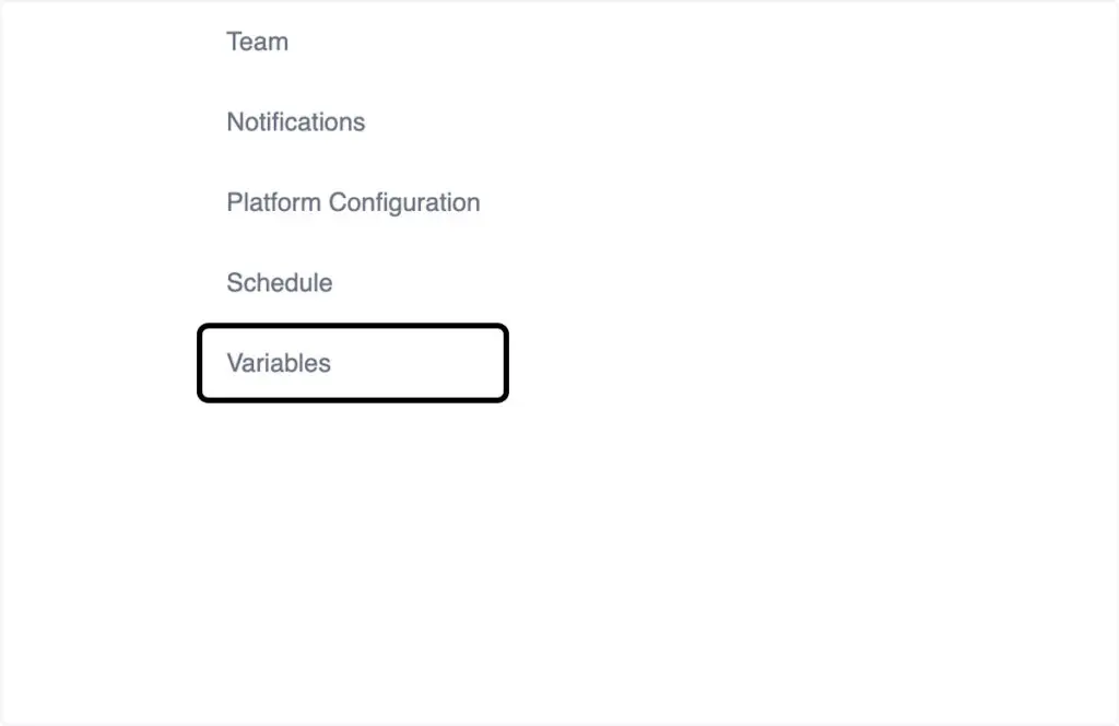Click variables