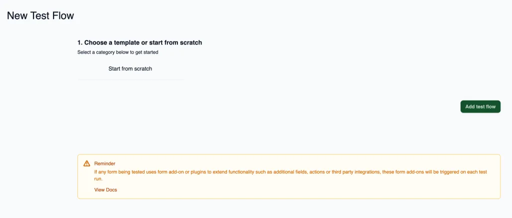 If CheckView is unable to detect supported plugins on your site when creating a test flow, it may indicate a conflict