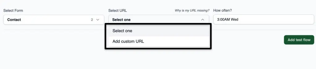 Missing URLs