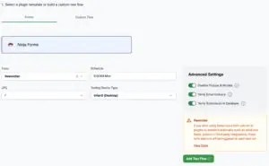 Testing automation WordPress new test flow CheckView